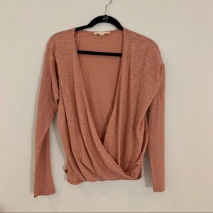Love stitch top blush rose top M